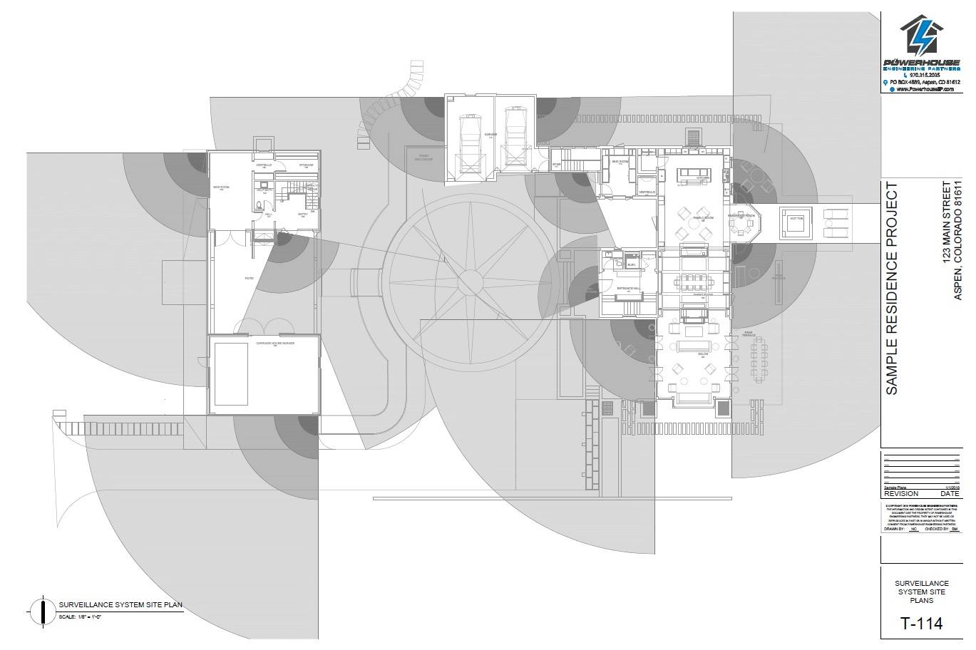 Sample Surveillance System Site Plan